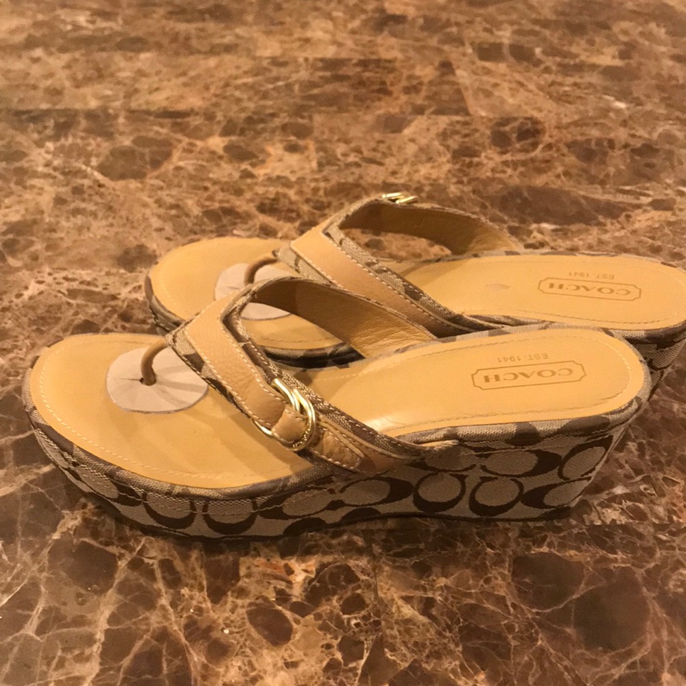 Coach wedges
